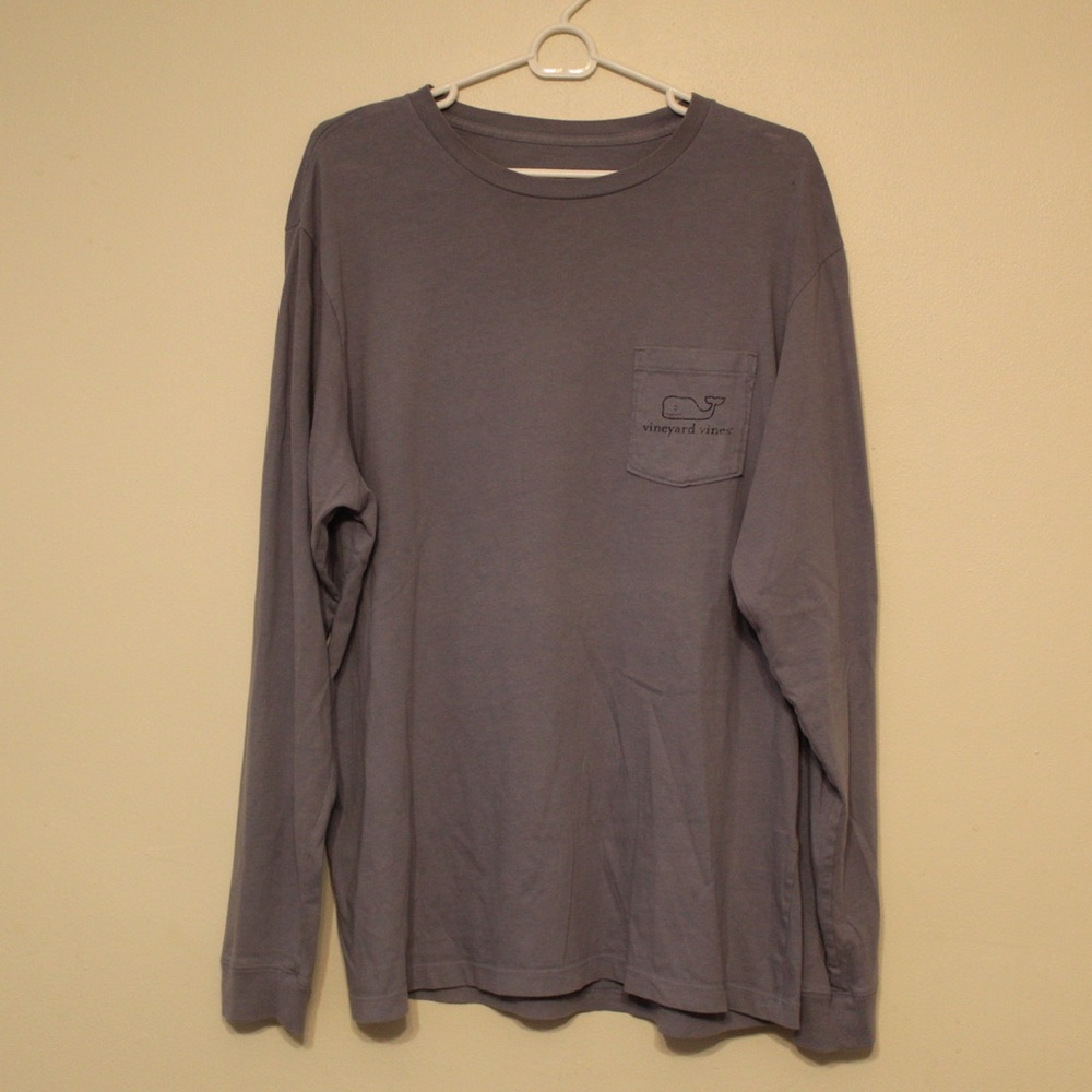 SOLD Vineyard Vines Men's Long Sleeve Pocket Shirt